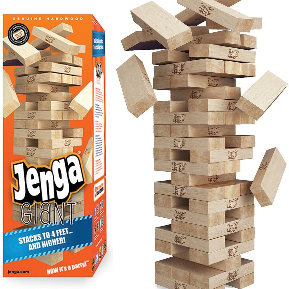 Jenga Wooden blocks (Wooden Color)