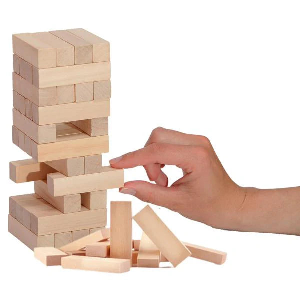 Jenga Wooden blocks (Wooden Color)