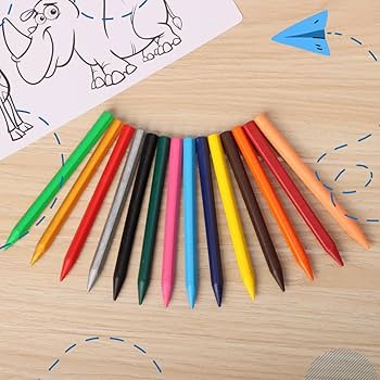Bertand Plastic Crayons (12 Piece)