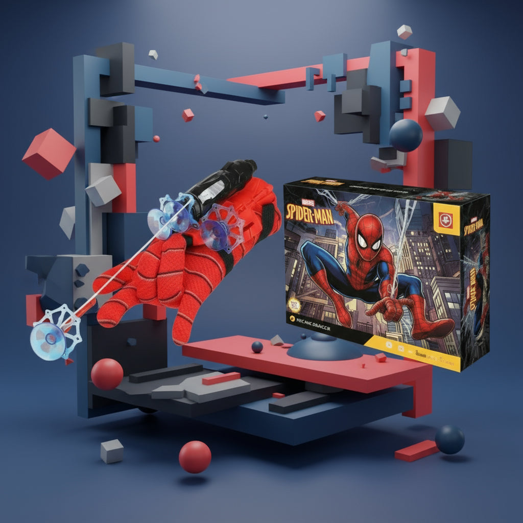 Spider Web Shooter (Web Launcher with Gloves)