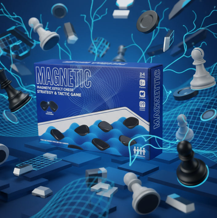 Magnetic Effect Chess Game (Magnetic Chess Board)