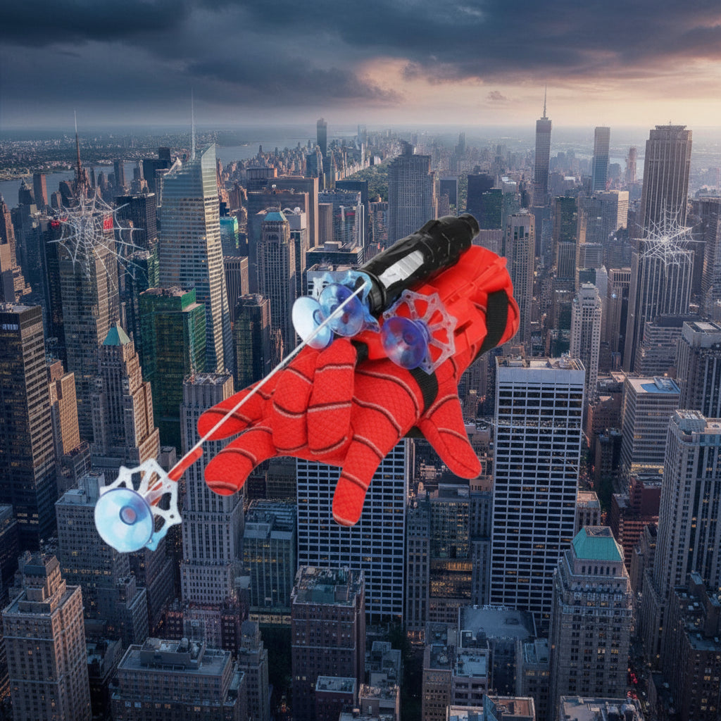 Spider Web Shooter (Web Launcher with Gloves)